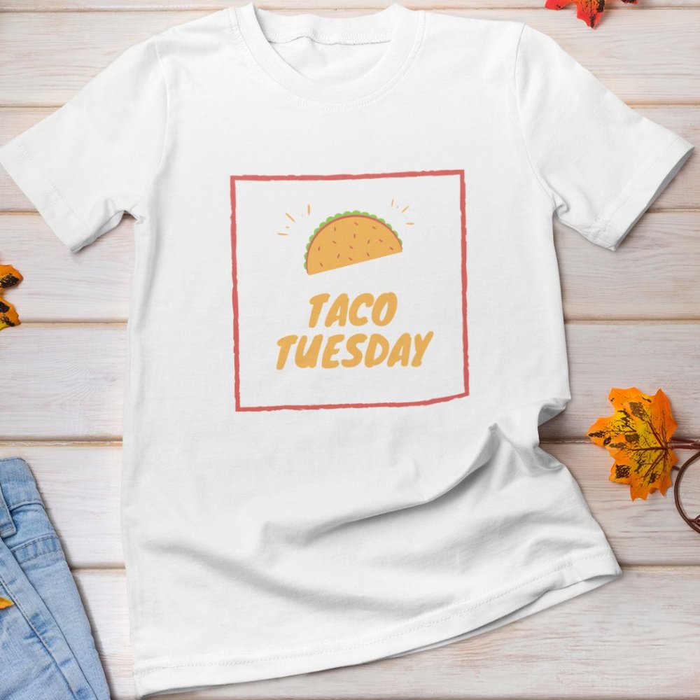 Taco Tuesday Women's White Short Sleeve T-Shirt